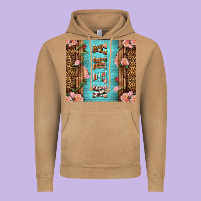 Western Mama Pink Roses Mother's Day Vintage Hoodie Designed By Lillyallendesigns