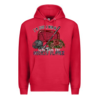 Cardinal i'm just a woman who loves her hockey player Premium Hoodie - SublimationCraftShop