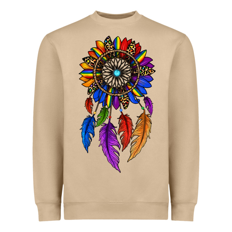 Pride Sunflower Dreamcatcher Heavyweight Sweatshirt by JahusDesignShop | Teevron