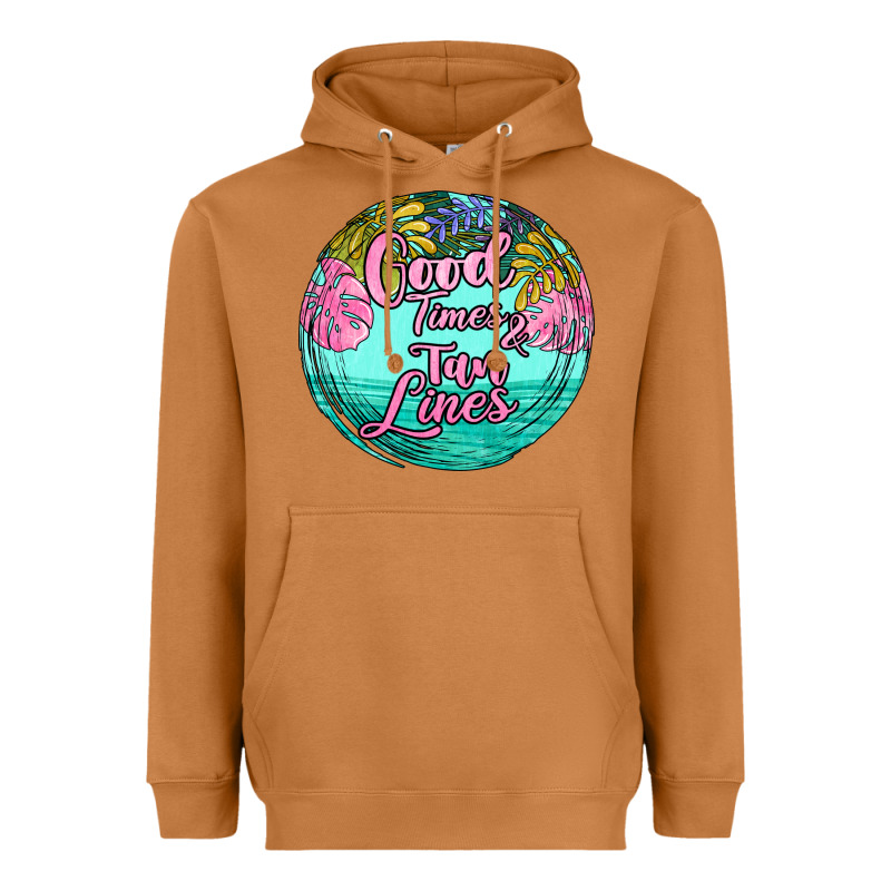 Good Times And Tan Lines Heavyweight Hoodie by JahusDesignShop | Teevron