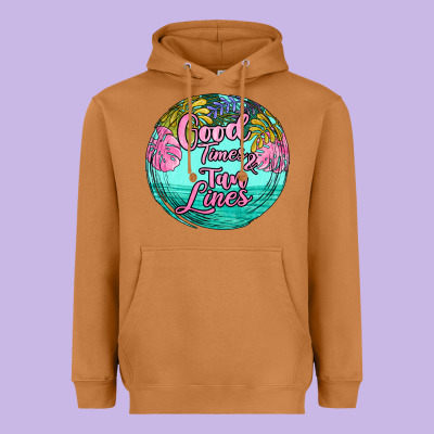 Good Times And Tan Lines Heavyweight Hoodie Designed By Jahusdesignshop