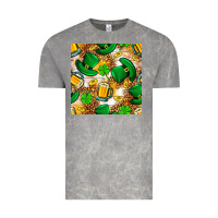 Cloud Rock St. Patricks day hat digital paper Vintage Tee - BundleAndBundleShop