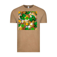 Vintage Coffee St. Patricks day hat digital paper Vintage Tee - BundleAndBundleShop