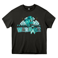 Asphalt ovarian cancer warrior Heavy Core Tee - CowGirlArtShop