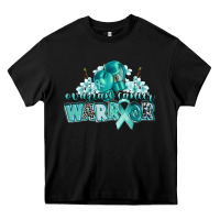 Black ovarian cancer warrior Heavy Core Tee - CowGirlArtShop