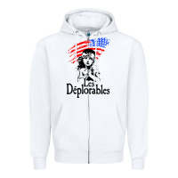 White les deplorables Zipper Hoodie - baoMotion