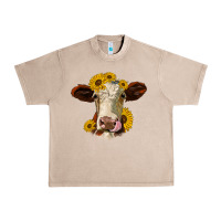French Oak hereford cattle sunflowers heifer Urban Heavy Tee - Jasminsmagicworld