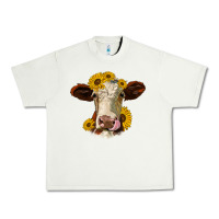Pistachio hereford cattle sunflowers heifer Urban Heavy Tee - Jasminsmagicworld