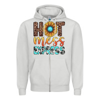 Hot Mess Express Zipper Hoodie | Teevron