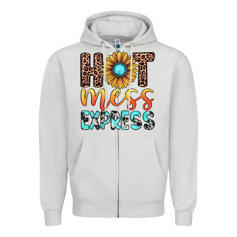 Hot Mess Express Zipper Hoodie by JahusDesignShop | Teevron
