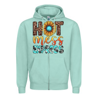 Seafoam hot mess express Zipper Hoodie - JahusDesignShop
