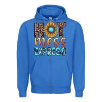 True Royal hot mess express Zipper Hoodie - JahusDesignShop