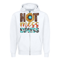 White hot mess express Zipper Hoodie - JahusDesignShop