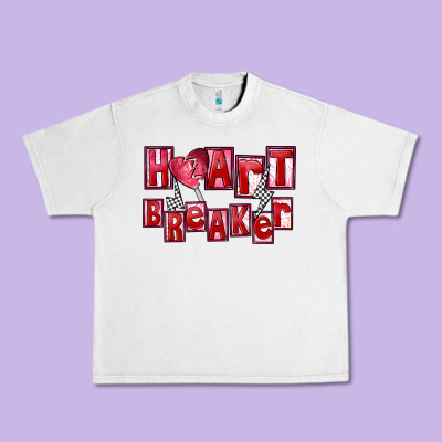 Heartbreaker Urban Heavy Tee Designed By Fadigitalartstudio