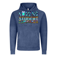Vintage Denim Nursing Student No Sleep No Money No Life Vintage Hoodie - CowhideDigitalArt