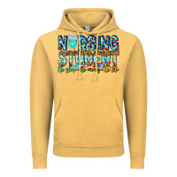 Vintage Mustard Nursing Student No Sleep No Money No Life Vintage Hoodie - CowhideDigitalArt