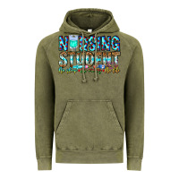 Vintage Olive Nursing Student No Sleep No Money No Life Vintage Hoodie - CowhideDigitalArt