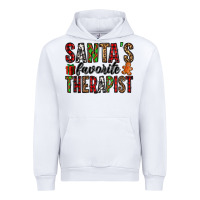 White santa's favorite therapist Urban Hoodie - Jasminsmagicworld
