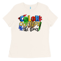 Color Outside The Lines Ladies Tee | Teevron