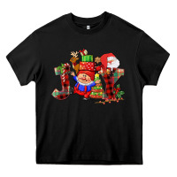 Black christmas joy  gnome Heavy Core Tee - CowGirlArtShop