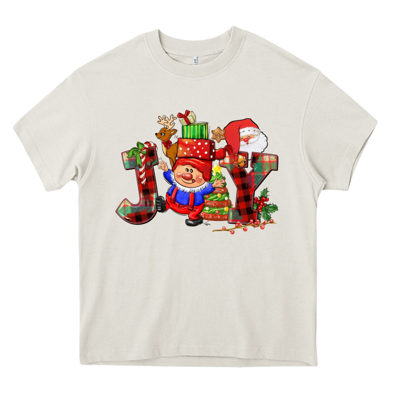 Christmas Joy  Gnome Heavy Core Tee by CowGirlArtShop | Teevron