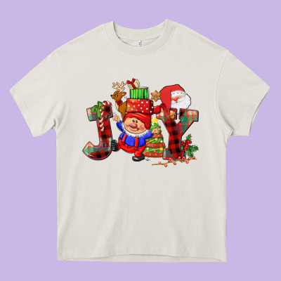 Christmas Joy  Gnome Heavy Core Tee Designed By Cowgirlartshop