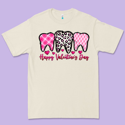 Happy Valentines Day Dentist Premium Tee Designed By Oliviacreatesart
