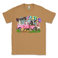 Toasted Coconut Happy Easter truck with farm animals Easter Day Classic Tee - CowGirlArtShop