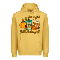 Antique Gold just a girl who loves fall Premium Hoodie - Jasminsmagicworld
