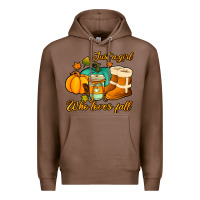 Chestnut just a girl who loves fall Premium Hoodie - Jasminsmagicworld