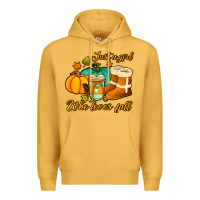 Mustard just a girl who loves fall Premium Hoodie - Jasminsmagicworld