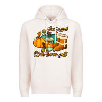 Pale Pink just a girl who loves fall Premium Hoodie - Jasminsmagicworld