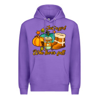 Purple just a girl who loves fall Premium Hoodie - Jasminsmagicworld