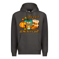 Smoke just a girl who loves fall Premium Hoodie - Jasminsmagicworld