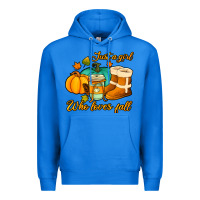 True Royal just a girl who loves fall Premium Hoodie - Jasminsmagicworld