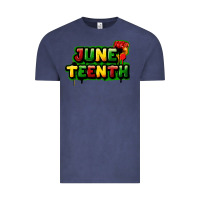 Vintage Denim juneteenth Vintage Tee - FaDigitalArtStudio