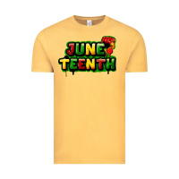 Vintage Mustard juneteenth Vintage Tee - FaDigitalArtStudio