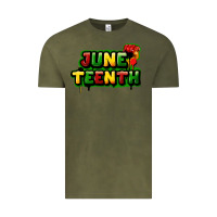 Vintage Olive juneteenth Vintage Tee - FaDigitalArtStudio