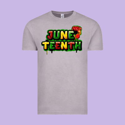Juneteenth Vintage Tee Designed By Fadigitalartstudio