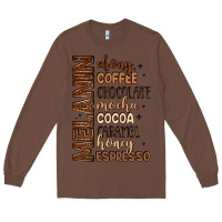 Chestnut melanin shades of brown Long Sleeve Tee - LillyAllenDesigns