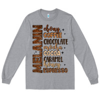 Heather Grey melanin shades of brown Long Sleeve Tee - LillyAllenDesigns