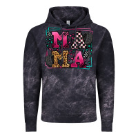 Cloud Black Racing leopard frame mama Mother's Day Vintage Hoodie - LillyAllenDesigns