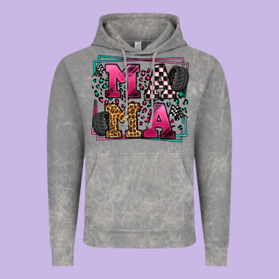 Racing Leopard Frame Mama Mother's Day Vintage Hoodie Designed By Lillyallendesigns