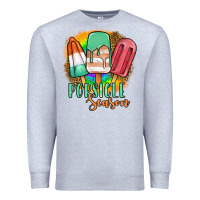 Heather Grey popsicle season Premium Sweatshirt - JahusDesignShop