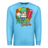 Ocean Blue popsicle season Premium Sweatshirt - JahusDesignShop