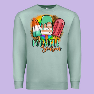 Popsicle Season Premium Sweatshirt Designed By Jahusdesignshop