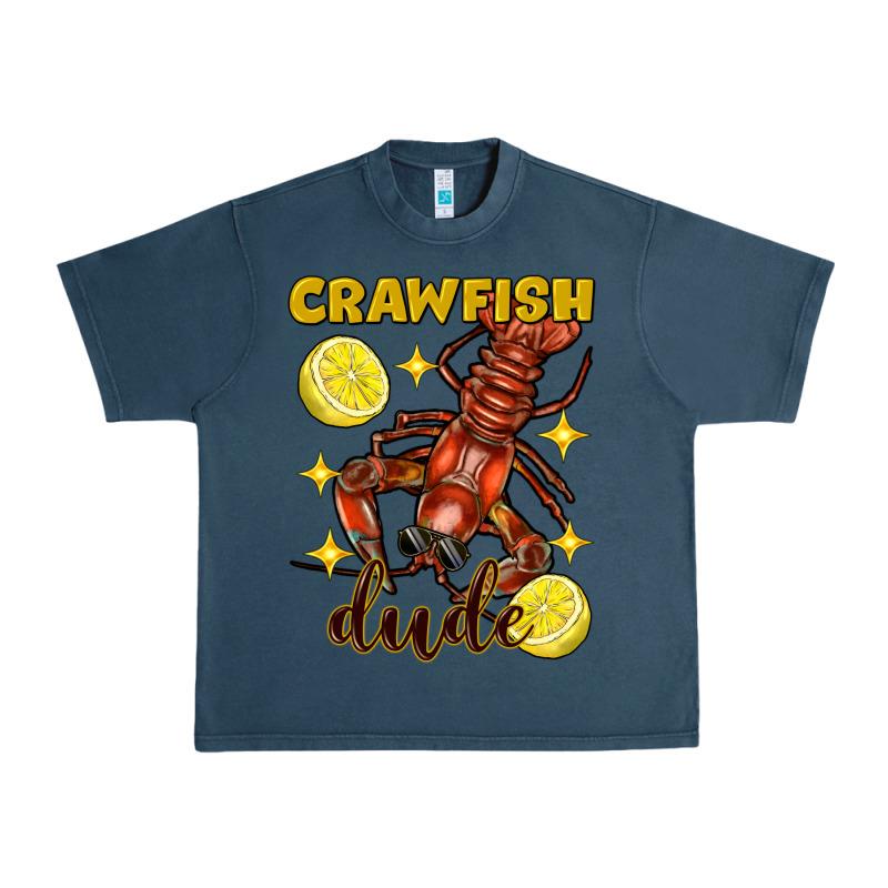 Mardi Gras Crawfish Dude Urban Heavy Tee by FaDigitalArtStudio | Teevron