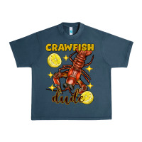 Midnight Navy mardi gras crawfish dude Urban Heavy Tee - FaDigitalArtStudio