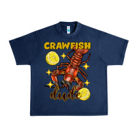 Navy mardi gras crawfish dude Urban Heavy Tee - FaDigitalArtStudio