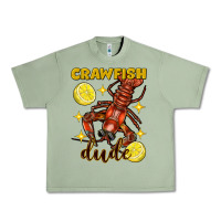Oil Green mardi gras crawfish dude Urban Heavy Tee - FaDigitalArtStudio